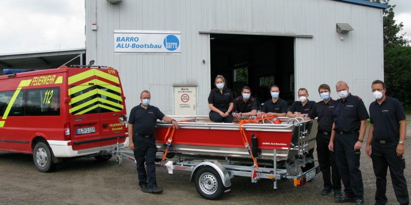 Abholung Rettungsboot